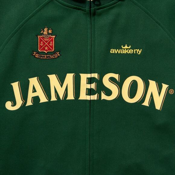Awake x Jameson Streetwear Track Jacket Irish Whiskey Sports Sz M Soccer Pub - Picture 4 of 16